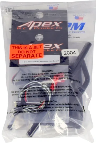 Miniatura 5 de RPM RC Products Parachoques Delantero W/Luces LED Combo - Compatible con Traxxas Slash 2WD #2004
