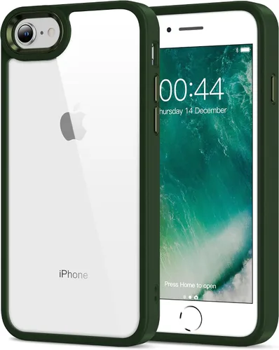 Miniatura 128 de HOOMIL Funda para iPhone 7 Plus/iPhone 8 Plus de 5.5 pulgadas, no amarillea, protección contra caídas, cubierta trasera dura transparente