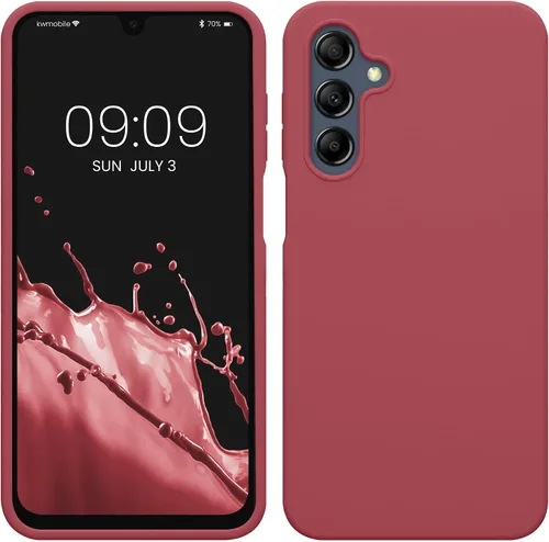 Miniatura 10 de kwmobile Funda Compatible con Samsung Galaxy A14 5G - Funda de teléfono de TPU y silicona con acabado suave - Verde Lima
