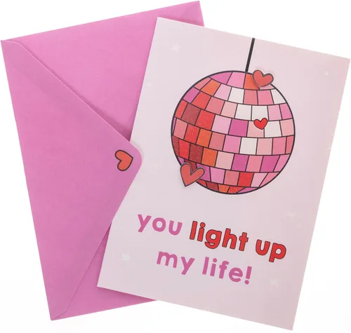 Miniatura 19 de Graphique Cherry Much - Tarjeta de San Valentín hecha a mano, romántica, de amor y lindo saludo, aniversario, esposa, novia, marido, novio, ella