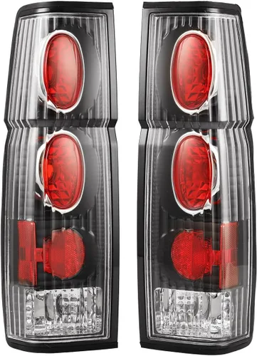 Miniatura 9 de ROXX Conjunto de luz trasera compatible con Nissan Hardbody D21 SE 1986-1994/1986-1989 1994 Hardbody D21 XE, 1995-1997 Nissan Pickup SE XE lado