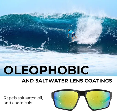 Miniatura 3 de KastKing Osage - Gafas de sol deportivas polarizadas para hombres y mujeres, ideales para conducir, pescar, ciclismo, correr, protección UV