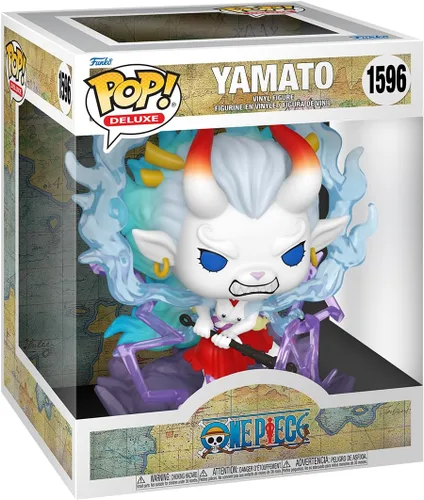 Funko Pop! Deluxe: One Piece - Yamato Man-Beast Form - Figura de vinilo coleccionable - Idea de regalo - Producto oficial - para niños y adultos -