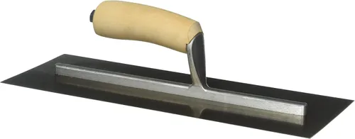 Miniatura 2 de Kraft Tool CF543 - Paleta de cemento de acero inoxidable dorado con mango de madera CB, 14 x 5 pulgadas