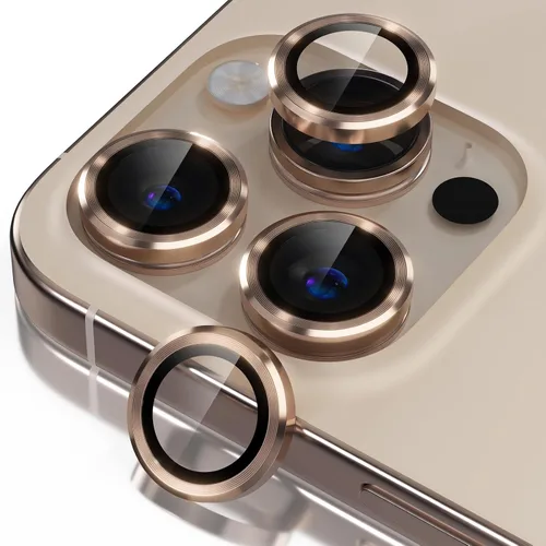 Miniatura 27 de Misea Compatible con iPhone 17 Pro/iPhone 17 Pro Max Protector de Lente de Cámara Brillante, Vidrio Templado 9H Cubierta de Cámara Protector