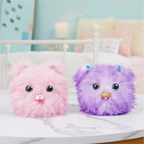 Miniatura 9 de WHAT THE FLUFF?, Purr 'n Fluff, juguete interactivo sorpresa con más de 100 sonidos y reacciones, juguetes para niños para niñas de 5 años