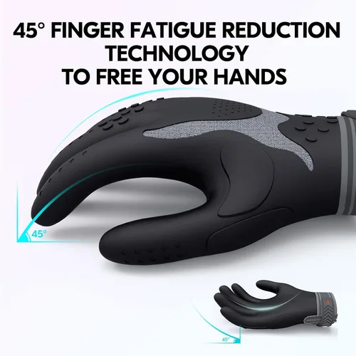 Miniatura 3 de Vgo... NGG X1 Guantes de trabajo Gription sin costuras, guantes de trabajo para hombres, guantes antideslizantes para almacenamiento y conductores