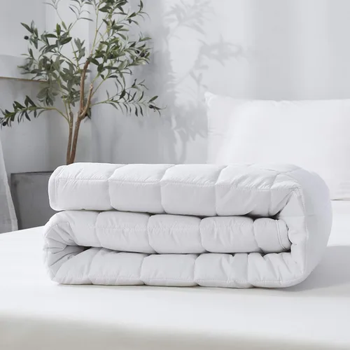 Miniatura 3 de Protector de colchón de microfibra de tamaño individual, funda transpirable con correas elásticas (bolsillo profundo ajustado de 8 a 18 pulgadas)