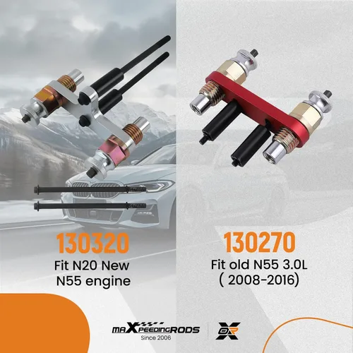 Miniatura 5 de maXpeedingrods Juego de herramientas de extracción e instalación de inyector de combustible para BMW N20 N55, extractor de inyector de motor 130320