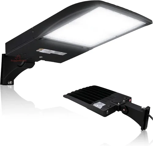 Miniatura 28 de RuggedGrade NextGen III - Luz LED para caja de zapatos de 300 W, 42,000 lúmenes, blanco brillante de 5000 K, montaje de brazo, 277-480 V, carcasa