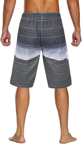 Miniatura 3 de unitop Bañador para hombre de secado rápido de verano a rayas con forro