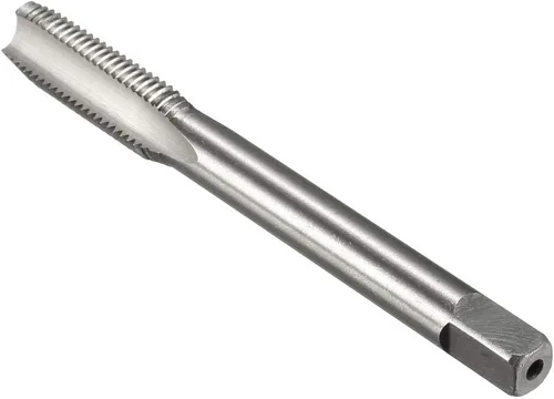 Miniatura 3 de uxcell Métrica máquina de grifo M8 x 1 H2 acero de alta velocidad 3 flautas rectas roscado roscado reparación de maquinista herramienta de bricolaje
