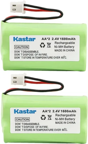 Kastar Paquete de 2 baterías de repuesto para Vtech BT175242, BT-175242, BT275242, BT-275242, 6119, 6128, 6129, 89-1341-00-00, 8913410000, CS6128,