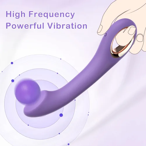 Miniatura 5 de FBAUMSX Vibrador de punto G - Juguetes sexuales - Vibrador curvo ergonómico para clítoris, punto G y estimulador anal, juguetes para adultos con 10