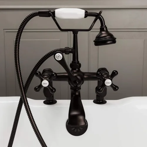 Miniatura 6 de Vintage Tub & Bath Grifo de bañera Clawfoot de montaje en cubierta con ducha de mano
