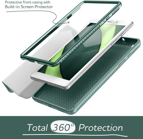 Miniatura 3 de SURITCH Funda para Samsung Galaxy Tab A 8.0 2019 (SM-T290/T295), [Protector de pantalla integrado] [apagado automático/activación] Funda de piel