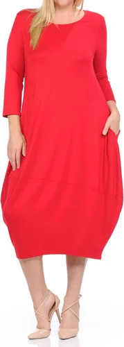 Miniatura 2 de Vestido de mujer tamaño extra grande Pastel de Vivienne con diseño de capullo
