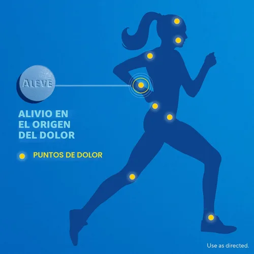 Miniatura 5 de Aleve Tabletas para aliviar el dolor y reducir la fiebre, naproxeno sódico, dolor de cabeza, dolor de espalda y cuerpo, 270