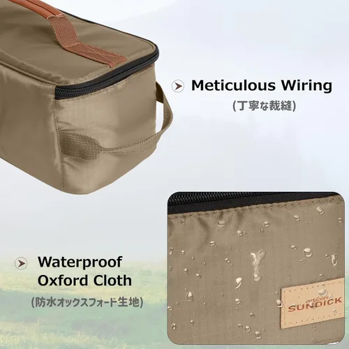 Miniatura 4 de Azarxis Bolsa organizadora de utensilios de cocina de viaje para camping, bolsa de almacenamiento de utensilios de cocina, estuche portátil