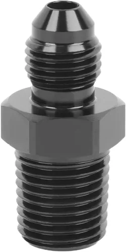 Miniatura 44 de EVIL ENERGY Adaptador de ajuste de 6AN a 3/8" NPT macho de 90 grados, aluminio