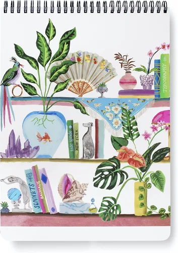 Miniatura 9 de Kate Spade New York Cuaderno Grande de Rayado Universitario, Cuaderno de Espiral Superior con 160 Páginas, Bloc de Escritura de 11.75" x 8.5", Rayas