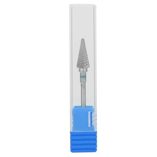 Miniatura 9 de Pongnas Broca de uñas de acero de tungsteno, brocas de manicura para manicura, pedicura eléctrica, accesorios para cabezal de molienda (azul)