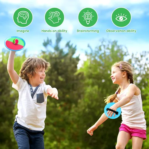 Miniatura 4 de Juegos de pelota para lanzar y atrapar, juegos al aire libre, juegos de playa, verano, juguetes para niños de 4 a 8 años, juegos de juguetes