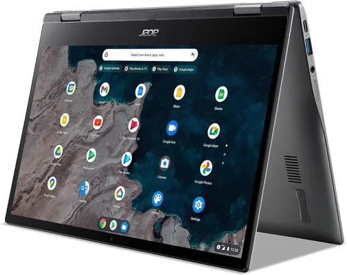 Miniatura 17 de Acer Chromebook Spin 513 Laptop convertible Qualcomm Snapdragon 7c Pantalla táctil FHD IPS Gorilla Glass de 13.3 pulgadas 4GB LPDDR4X 64GB