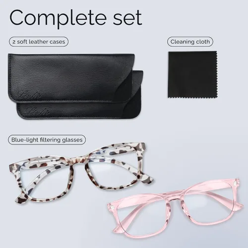 Miniatura 8 de Livho Gafas de Luz Azul de Alta Tecnología - Gafas de Computadora con Bloqueo Avanzado de Luz Azul - Fatiga por Pantalla y Protección UV *C1
