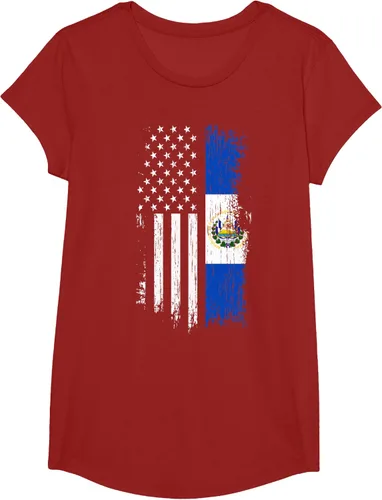 Miniatura 53 de Camiseta de la bandera de Estados Unidos salvadoreño - Camiseta de El Salvador USA