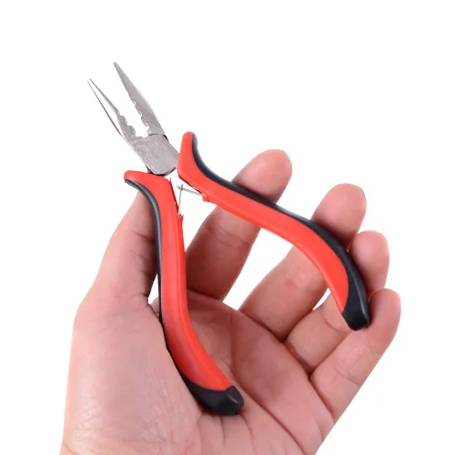 Miniatura 4 de Kit de herramientas de 200 piezas de extensiones de cabello de microanillos de silicona: alicates de pelo de tres agujeros, aguja de gancho de micro