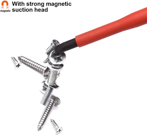 Miniatura 7 de Edward Tools Juego de destornilladores aislados de 8 piezas, destornilladores Phillips de 1000 voltios y ranurados para electricistas, puntas