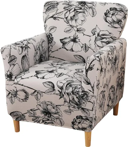 Miniatura 76 de HAOYONG - Funda elástica de terciopelo para silla de banquete, fundas para sillas de 1 pieza, fundas para sillones de sofá, funda suave para sillón