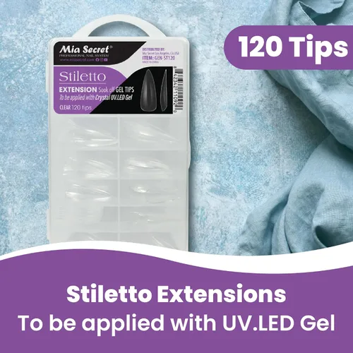 Miniatura 4 de Mia Secret Puntas de extensión de gel (Stiletto)