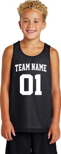 Miniatura 11 de Custom Basketball Jersey Youth Sizes Add Your Team, Name, & Number Unisex