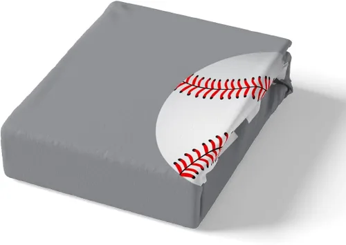 Miniatura 5 de Feelyou - Funda de edredón de béisbol para niños, juego de ropa de cama con tema de pelota deportiva para niños y adolescentes, amantes