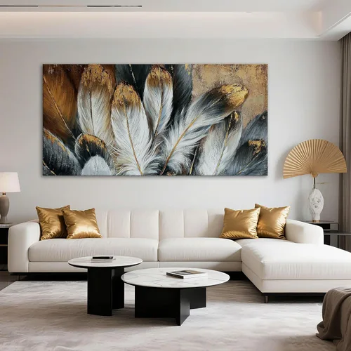 Miniatura 8 de Mofutinpo Arte de Pared en Lienzo Azul Decoración de Pared Abstracta Moderna para Sala de Estar Cuadros Contemporáneos para Decoración de Pared