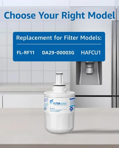 Miniatura 3 de Filterlogic Filtro de agua para refrigerador FL-RF11, repuesto para Samsung® DA29-00003G, DA29-00003B, RSG257AARS, RFG237AARS, HAFCU1, RFG297AARS