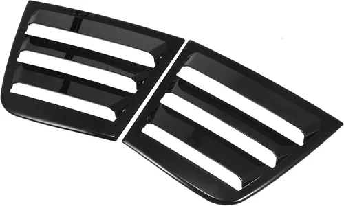 X AUTOHAUX 2 piezas para Dodge Charger 2011-2021 - Rejillas de ventana lateral trasera, rejilla de ventilación de aire, aerodinámica, cubierta