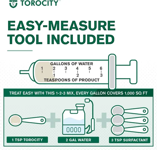 Miniatura 4 de Atticus Torocity Herbicida (8oz) - (Comparar con Tenacity) - Concentrado de Mesotriona - Herbicida Selectivo para Céspedes y Pastos - Control Pre