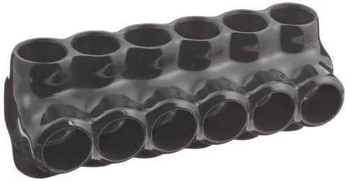 Miniatura 16 de Morris Productos 97643 Conector multi-cable, aislado, entrada dual, negro, 3 puertos, 250 - 6 rango de cables, 5/16" Allen Hex 3 Puertos, 250 - 6