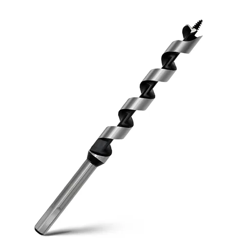Miniatura 30 de Broca helicoidal de 0.94 x 11.8 pulgadas para madera, broca helicoidal con vástago hexagonal para madera blanda, madera dura, plástico