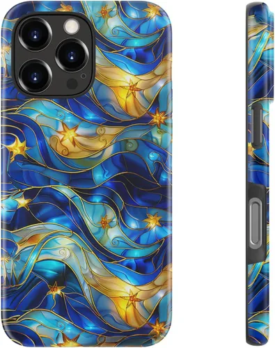 Miniatura 39 de LUHOURI Funda para iPhone 12 Mini, compatible con carga inalámbrica, doble capa, interior de silicona suave + carcasa exterior dura, bonito diseño