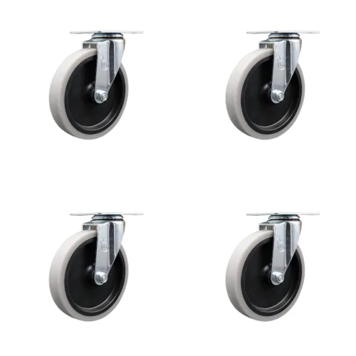 Miniatura 46 de Service Caster Marca – Compatible con/reemplazo para – Carritos de limpieza de conserje – Se adapta a la mayoría de carritos de limpieza Rubbermaid