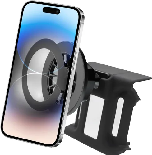Miniatura 8 de BEHAVE Soporte magnético para teléfono Mazda CX5 2024-2017, soporte de teléfono ajustable en 360° para iPhone Magsafe, compatible con iPhone