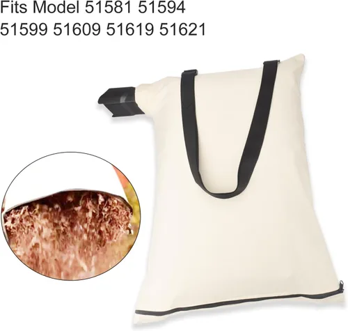 Miniatura 3 de 127-7040 Soplador de hojas Bolsa de vacío compatible con soplador de hojas Toro 137-2336 108-8994, 127-7040 Soplador de residuos bolsa de vacío
