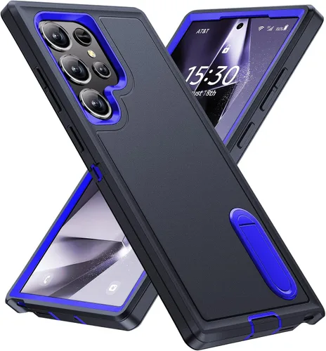 Miniatura 12 de BaHaHoues - Funda para Samsung Galaxy S22 con patas de apoyo incorporadas, cubierta protectora a prueba de golpes/polvo/caídas de grado militar