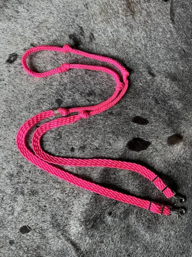 Miniatura 5 de rosado, (Barrel Reins Horse Tack Neon Hot Pink)