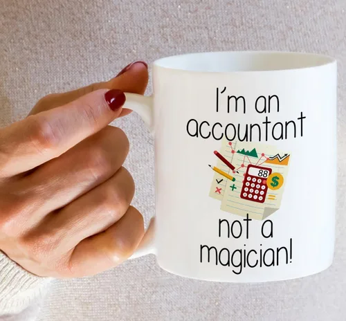 Miniatura 5 de Retreez Taza divertida – I'm an Accountant Not a Magician! Tazas de café de cerámica de 11 onzas – Divertido, sarcasmo, sarcástico, motivacional