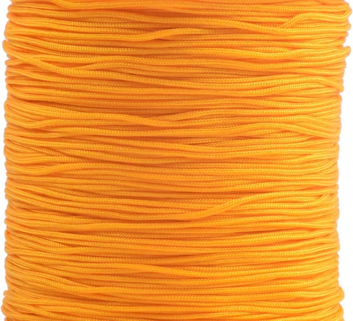Miniatura 24 de KONMAY 1 rollo de cuerda de nailon para hacer pulseras de 150 yardas, trenzado de nailon Shamballa Macramé/cordón de cuentas de 0.4mm, cordón